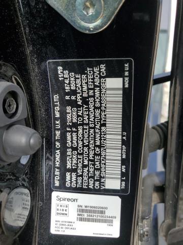 2020 HONDA CIVIC SPOR - SHHFK7H97LU212138