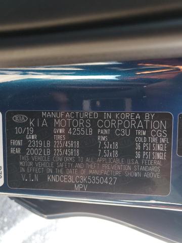 2019 KIA NIRO TOURI - KNDCE3LC3K5350427