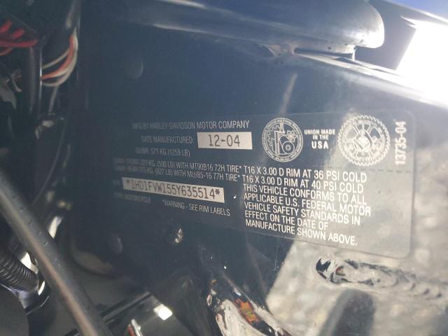 2005 HARLEY-DAVIDSON FLHTI 1HD1FVW155Y635514
