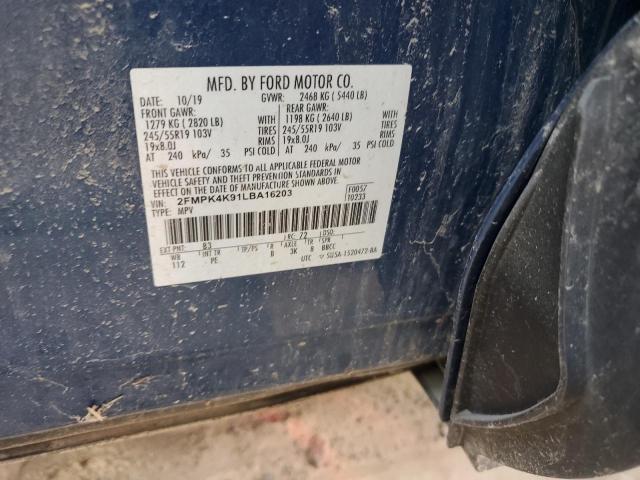 2020 FORD EDGE TITAN - 2FMPK4K91LBA16203
