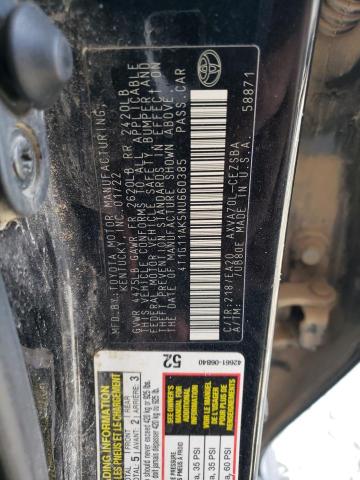 2022 TOYOTA CAMRY - 4T1G11AK5NU660385
