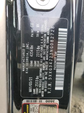 2022 KIA K5 EX - 5XXG34J23NG082728