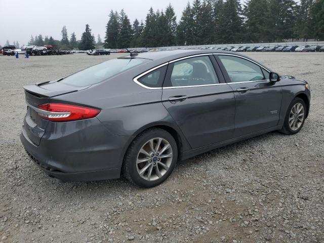 FORD FUSION TIT 2018 gray  hybrid engine 3FA6P0SU2JR110917 photo #4