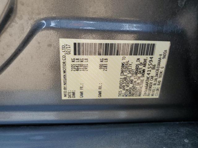 2017 NISSAN MAXIMA 3.5 - 1N4AA6AP2HC415594