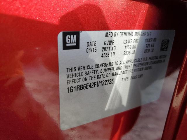 VIN 1G1RB6E42FU122725 2015 Chevrolet Volt no.14