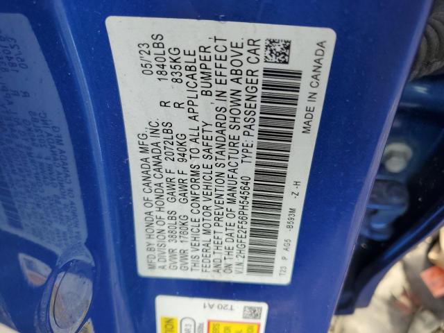 2023 HONDA CIVIC SPOR - 2HGFE2F56PH545640