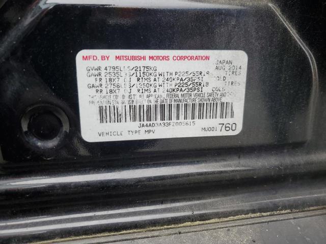 2015 MITSUBISHI OUTLANDER - JA4AD3A33FZ005615