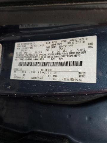 VIN 1FMCU0GD6JUB42885 2018 Ford Escape, SE no.13