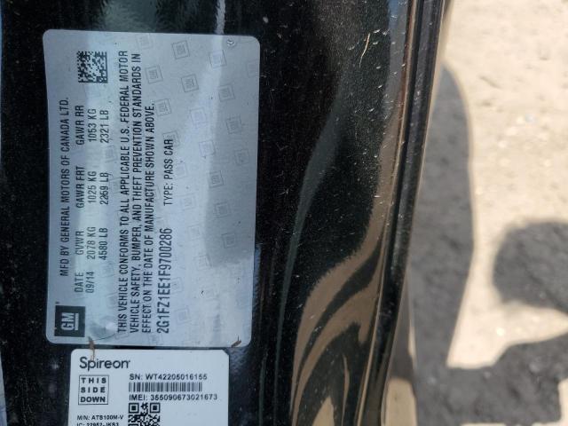 2015 CHEVROLET CAMARO Z28 2G1FZ1EE1F9700286