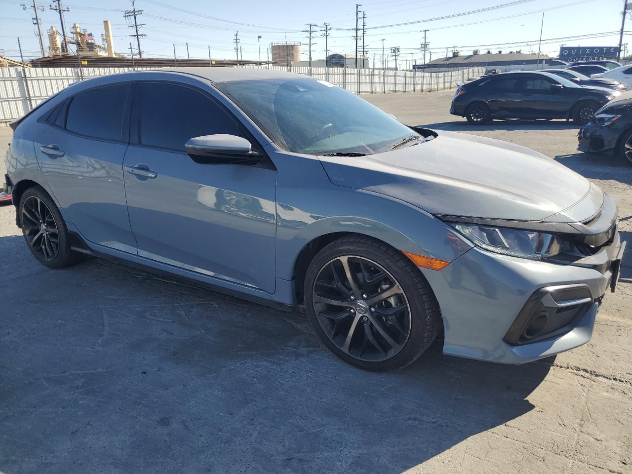 Lot #2955562504 2021 HONDA CIVIC SPOR