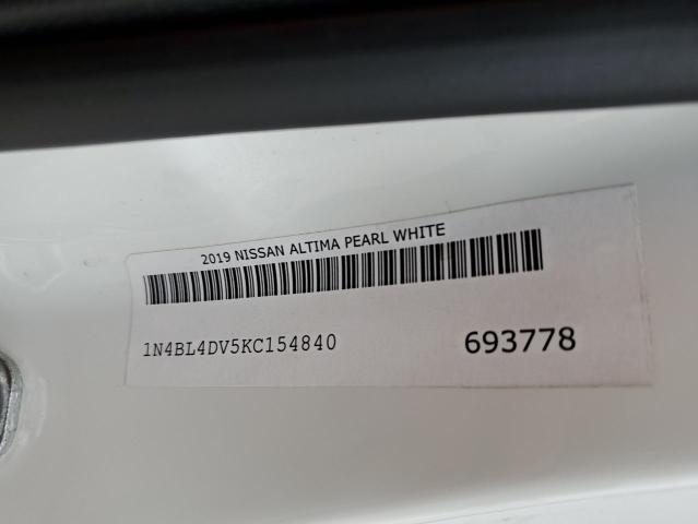 2019 NISSAN ALTIMA SV - 1N4BL4DV5KC154840