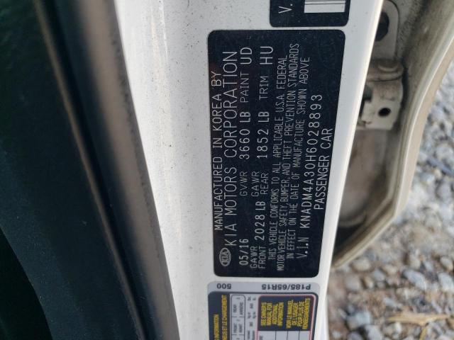 VIN KNADM4A30H6028893 2017 KIA Rio, LX no.12