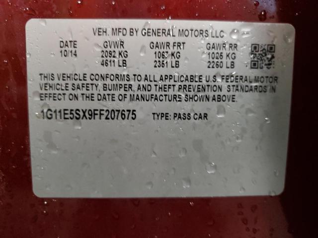 2015 CHEVROLET MALIBU 2LT - 1G11E5SX9FF207675