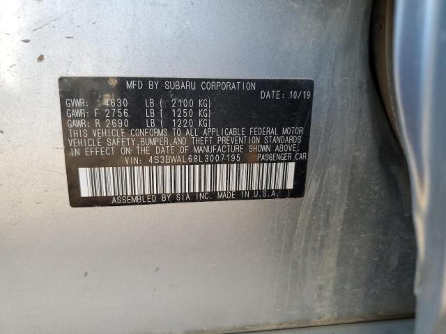 2020 SUBARU LEGACY LIM - 4S3BWAL68L3007195
