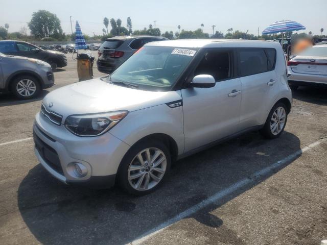 KIA SOUL + 2017 silver  gas KNDJP3A52H7447329 photo #1