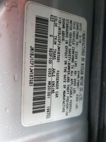 2018 NISSAN ROGUE SPT JN1BJ1CP1JW187481