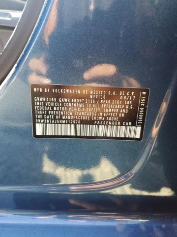 2017 VOLKSWAGEN JETTA S - 3VW2B7AJ5HM412570