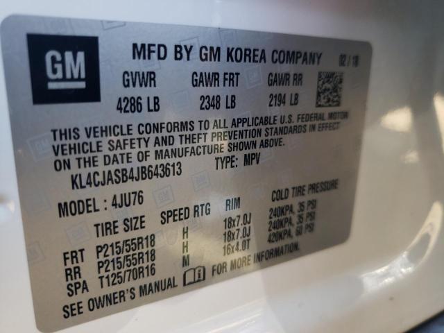 2018 BUICK ENCORE PRE - KL4CJASB4JB643613
