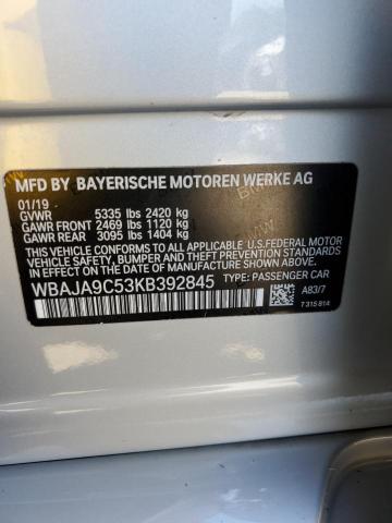 2019 BMW 530E - WBAJA9C53KB392845