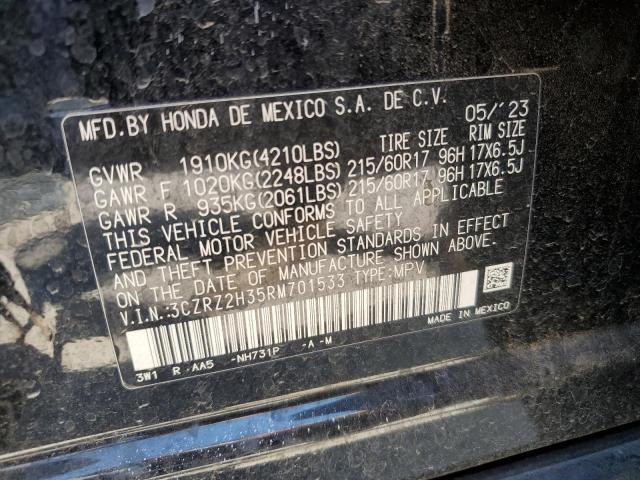 VIN 3CZRZ2H35RM701533 2024 Honda HR-V, LX no.13