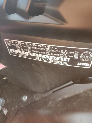2023 HONDA CBR1000 SP JH2SC8243PK200018