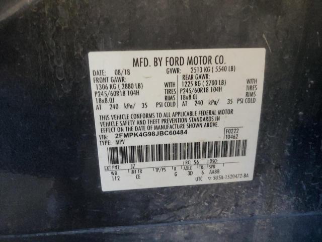 2018 FORD EDGE SE - 2FMPK4G98JBC60484