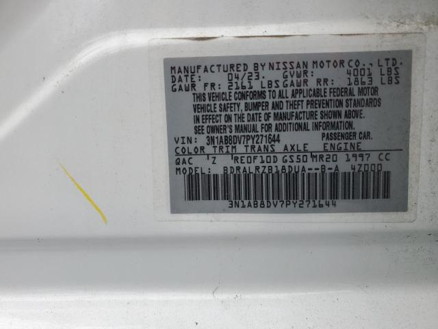 2023 NISSAN SENTRA SR - 3N1AB8DV7PY271644