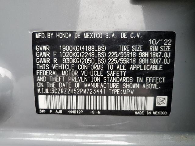 2023 HONDA HR-V SPORT - 3CZRZ2H52PM723441