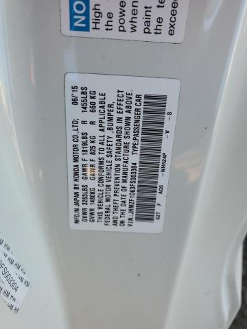 2015 HONDA CR-Z EX JHMZF1D63FS003304