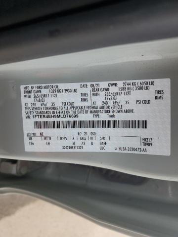 2021 FORD RANGER XL - 1FTER4EH9MLD76699