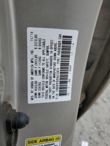 VIN 1HGCR3F82FA012673 2015 Honda Accord, Exl no.12