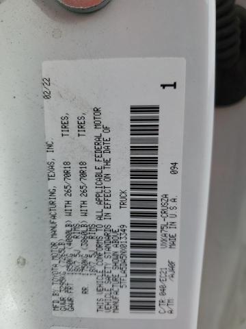 2022 TOYOTA TUNDRA DOU - 5TFLA5DA5NX013349