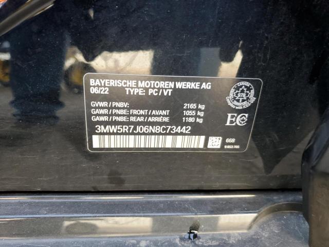 2022 BMW 330XI - 3MW5R7J06N8C73442