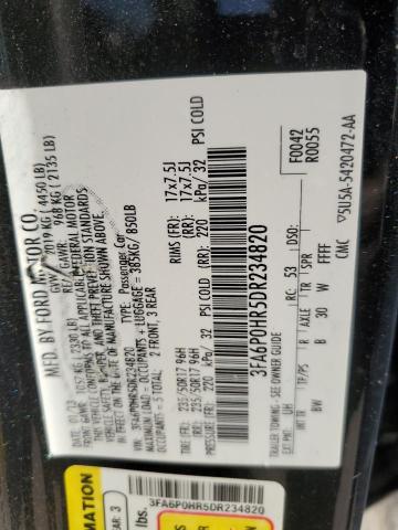 VIN 3FA6P0HR5DR234820 2013 Ford Fusion, SE no.12