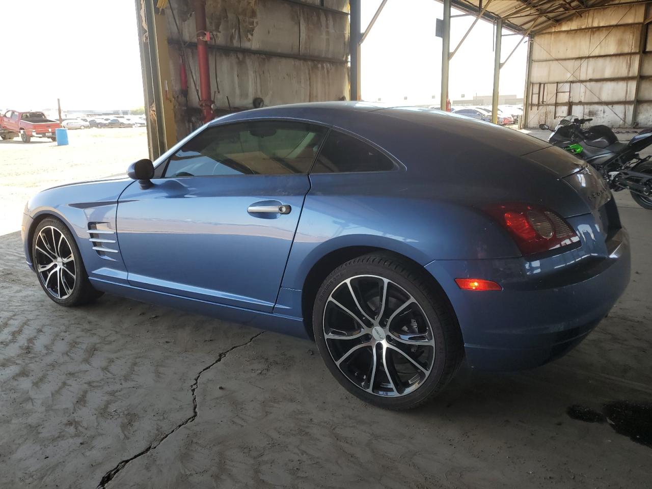 CHRYSLER CROSSFIRE 2006 blue coupe gas 1C3AN69L36X064107 photo #3