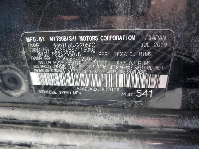 2020 MITSUBISHI OUTLANDER - JA4AZ3A3XLJ000116