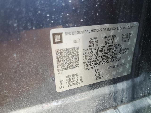 2019 CHEVROLET EQUINOX LT - 3GNAXKEV5KL287266