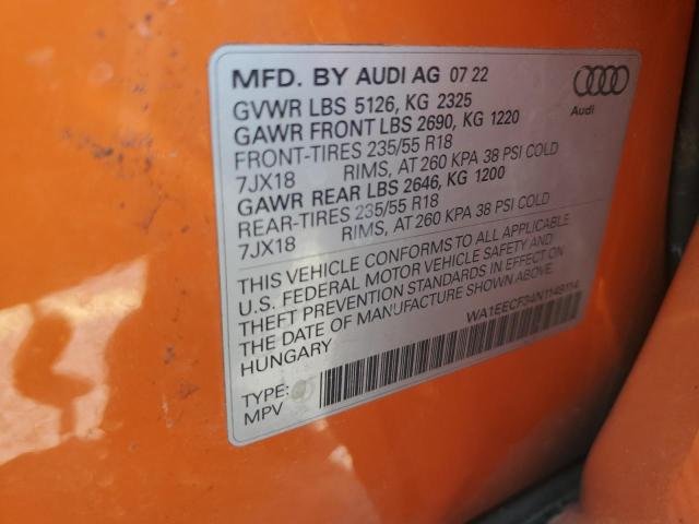 2022 AUDI Q3 PREMIUM - WA1EECF34N1149114