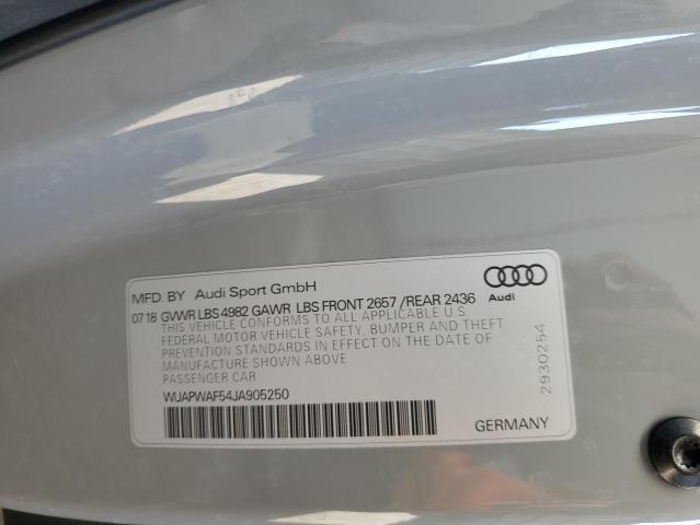 2018 AUDI RS5 WUAPWAF54JA905250