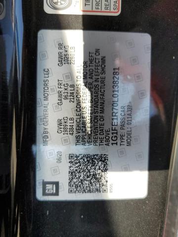 2020 CHEVROLET CAMARO LZ - 1G1FE1R70L0138281