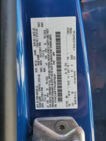 2017 FORD ESCAPE S - 1FMCU0F77HUB79241