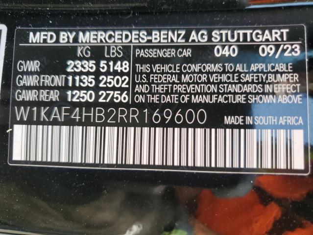 VIN W1KAF4HB2RR169600 2024 Mercedes-Benz C-Class, 3... no.13