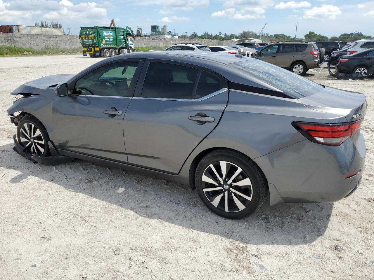 NISSAN SENTRA SV 2021 gray  gas 3N1AB8CV4MY280203 photo #3