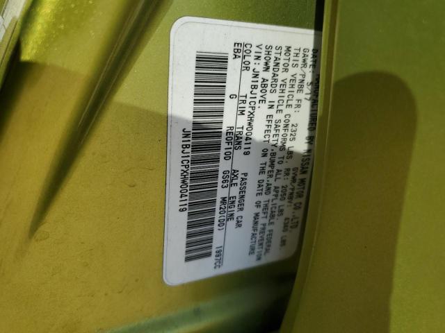 2017 NISSAN ROGUE SPOR - JN1BJ1CPXHW004119