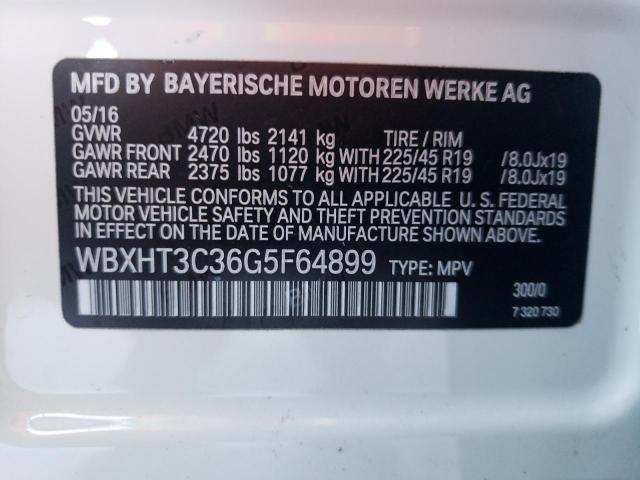 VIN WBXHT3C36G5F64899 2016 BMW X1, Xdrive28I no.13