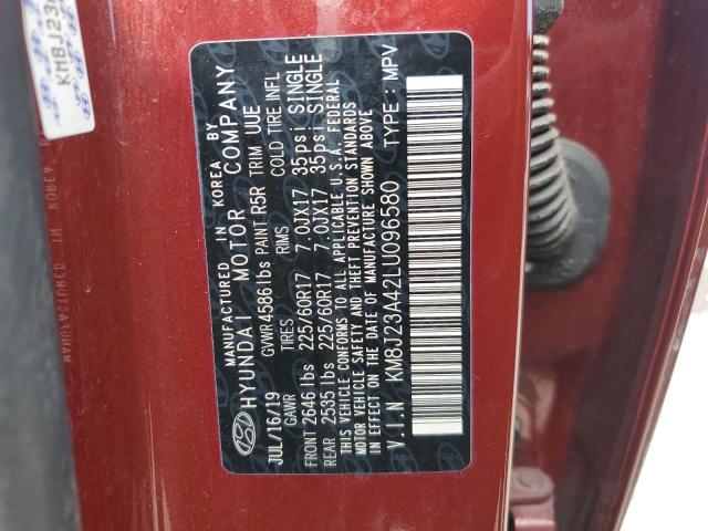 2020 HYUNDAI TUCSON SE - KM8J23A42LU096580