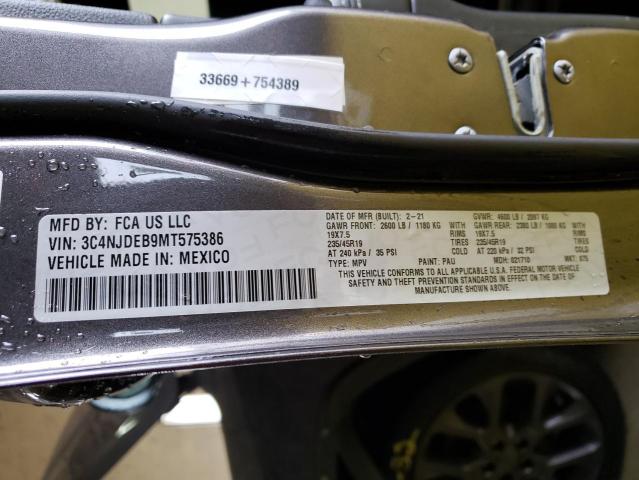 2021 JEEP COMPASS 80 3C4NJDEB9MT575386