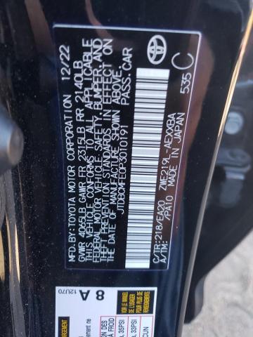 2023 TOYOTA COROLLA LE - JTDBCMFE0P3010191