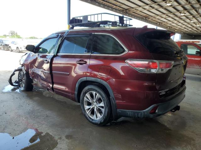 VIN 5TDKKRFH1FS110209 2015 Toyota Highlander, Xle no.2