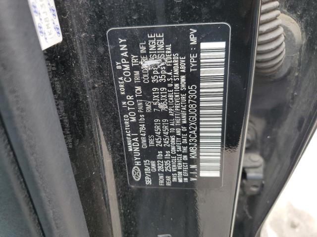2016 HYUNDAI TUCSON LIM - KM8J3CA2XGU087305